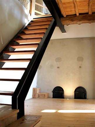 Escalier métal et bois Escalier métal et bois