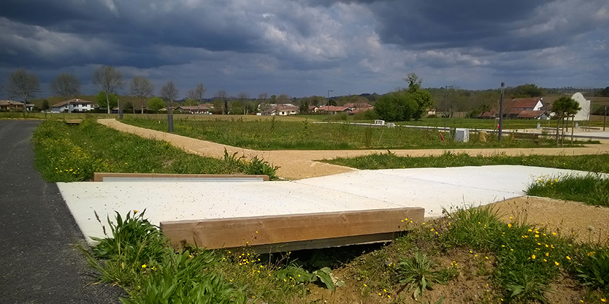 Passerelle beton Passerelle beton